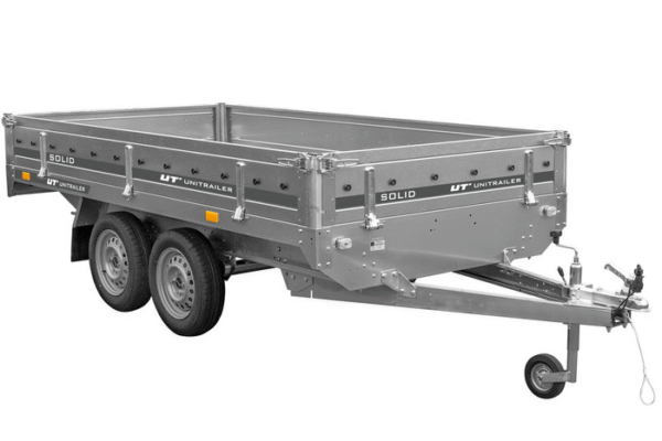 Remorque 2 essieux 304×153 UNITRAILER SOLID 300/2